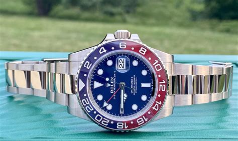 Rolex gmt master ii white gold